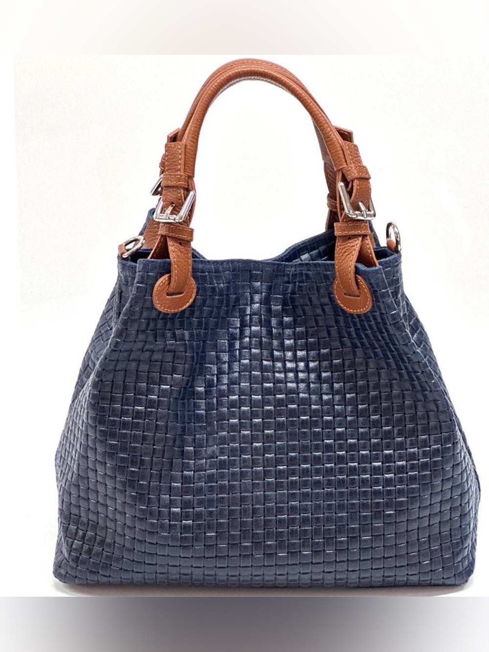 Zagara Made in Italy Leather Hobo Bag: Italian Calfskin & Adjustable Handles